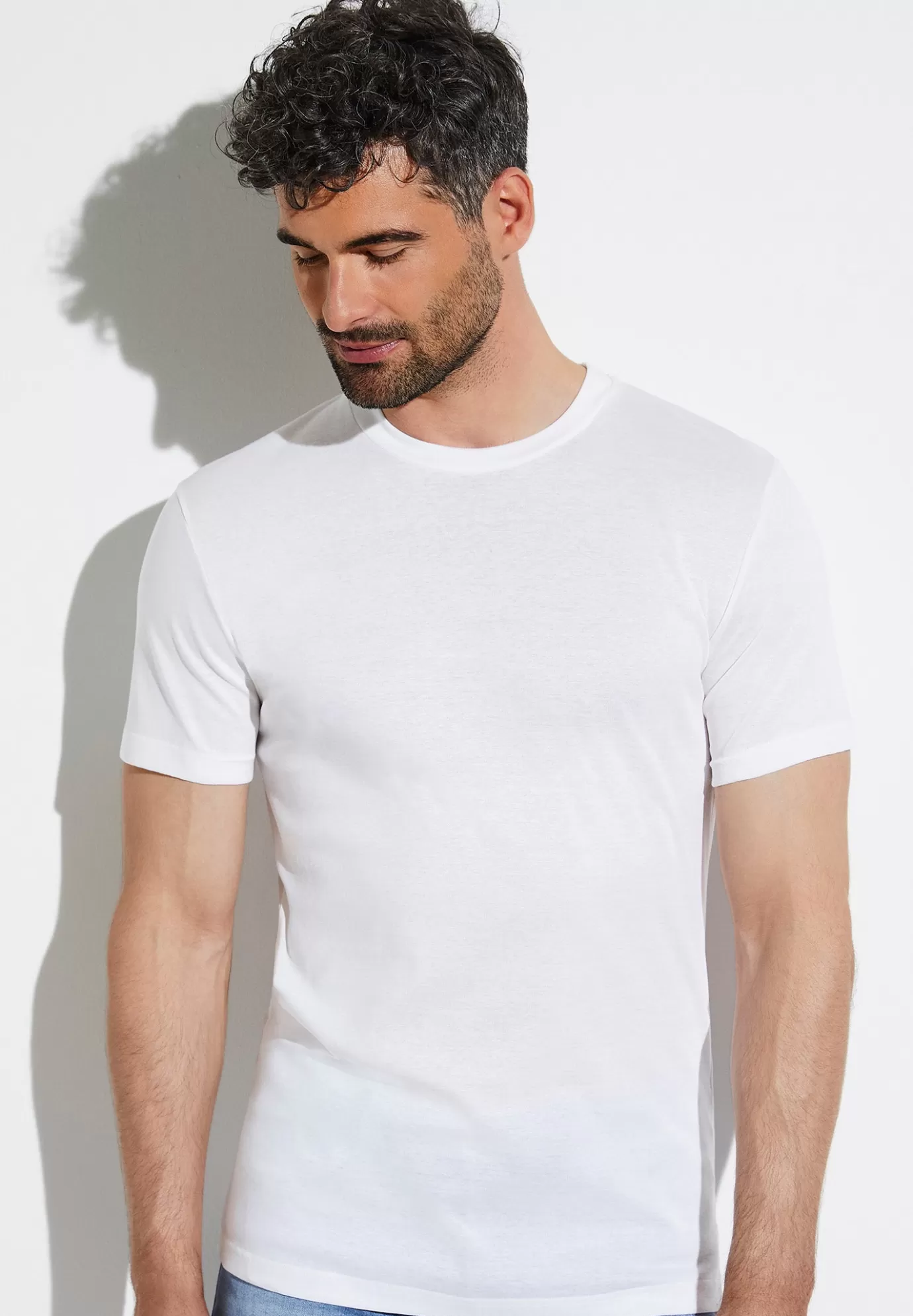 Business ClassT-Shirt à manches courtes - white-Zimmerli Hot