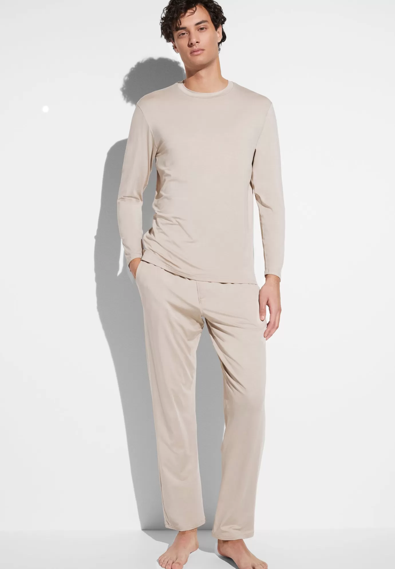 Cozy ComfortPyjama longues - travertin-Zimmerli Best Sale