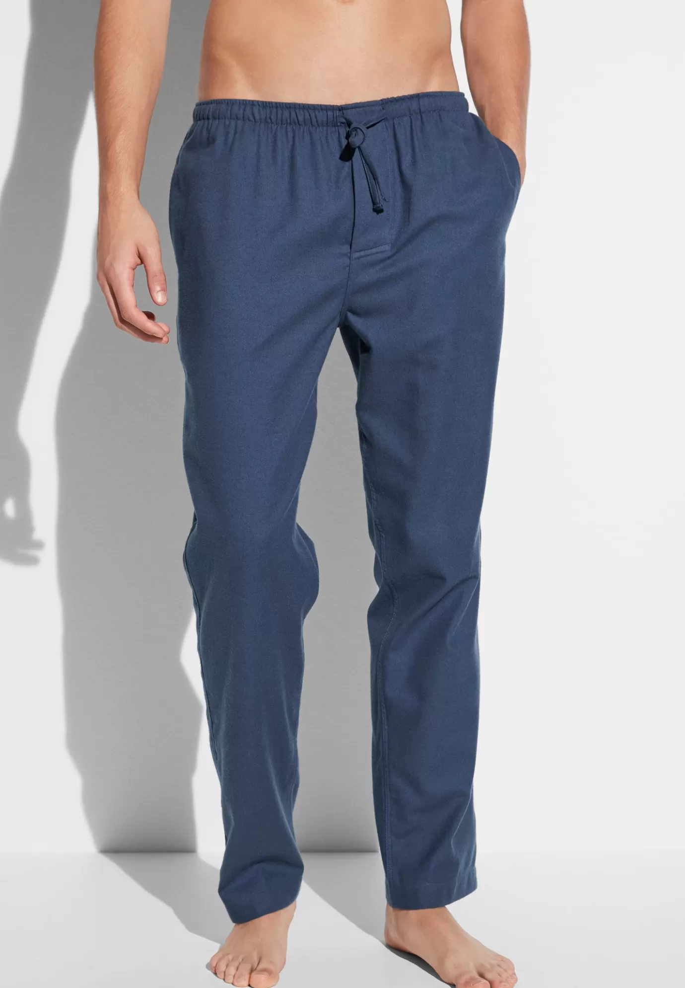 Cozy FlannelPantalon - navy-Zimmerli Store