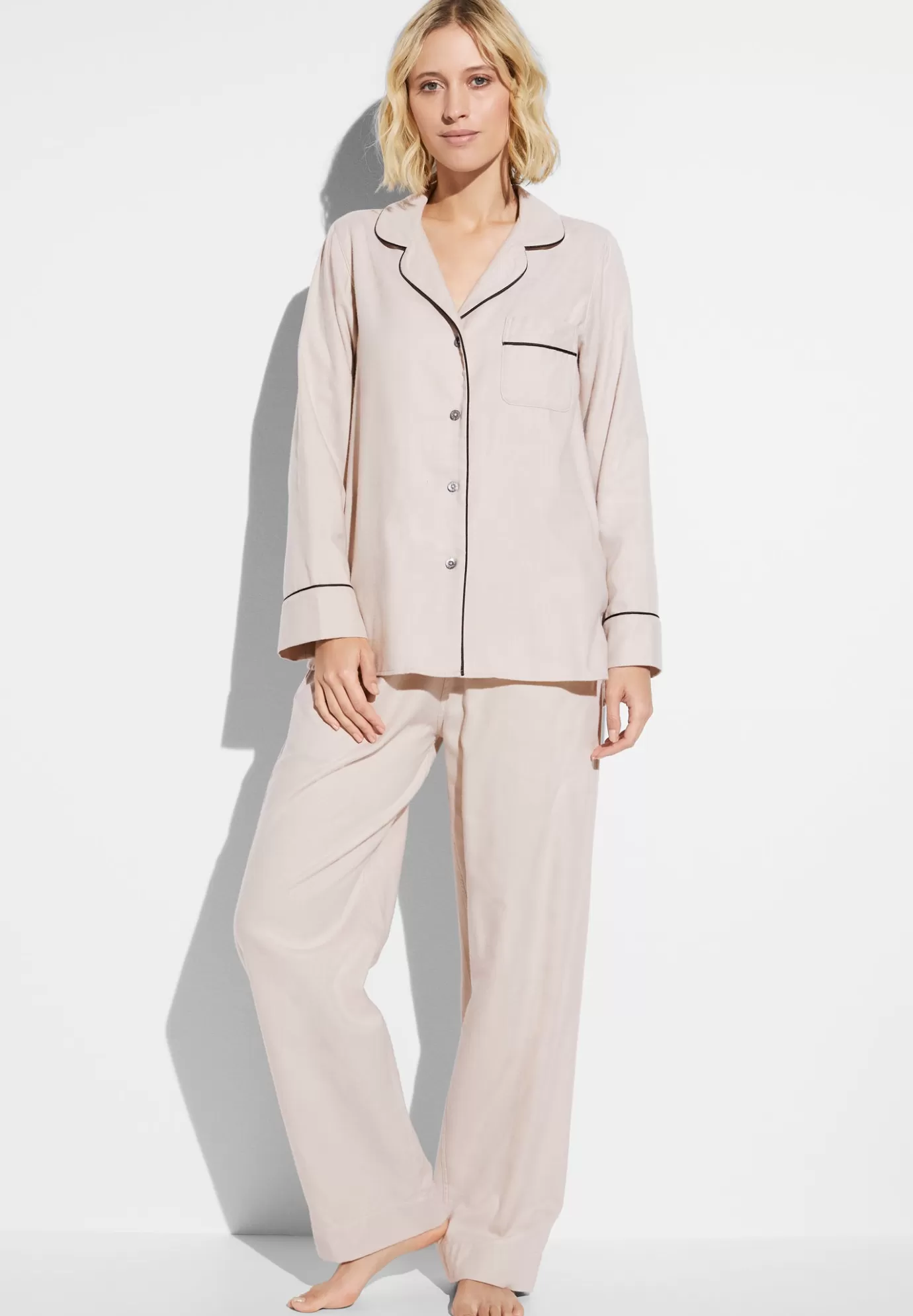 Cozy FlannelPyjama longues - oat-Zimmerli Online