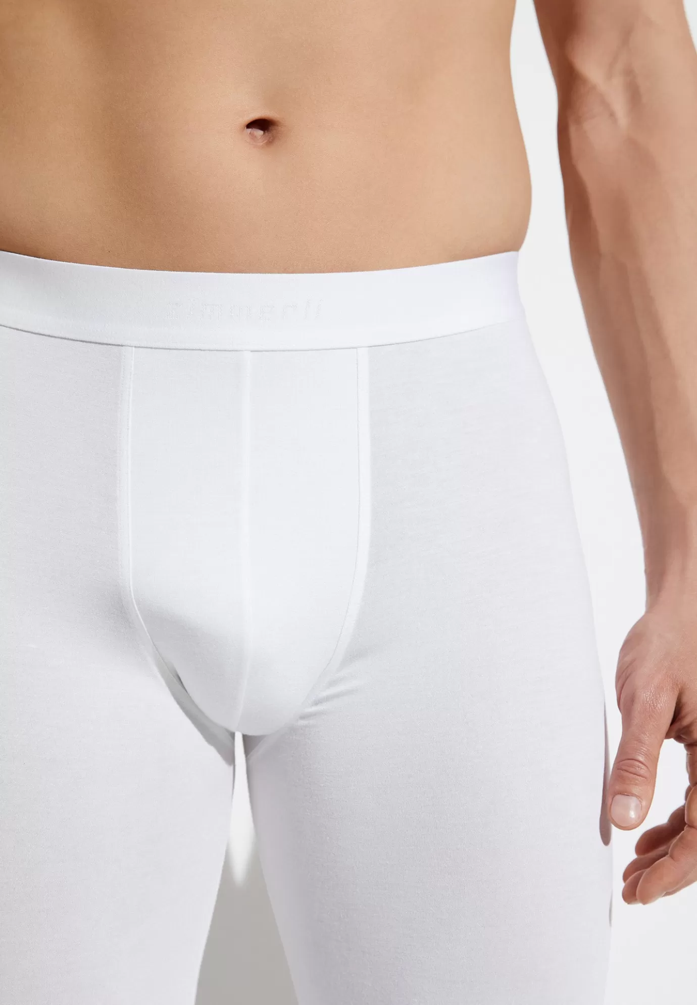 PurenessCaleçon longues - white-Zimmerli Shop