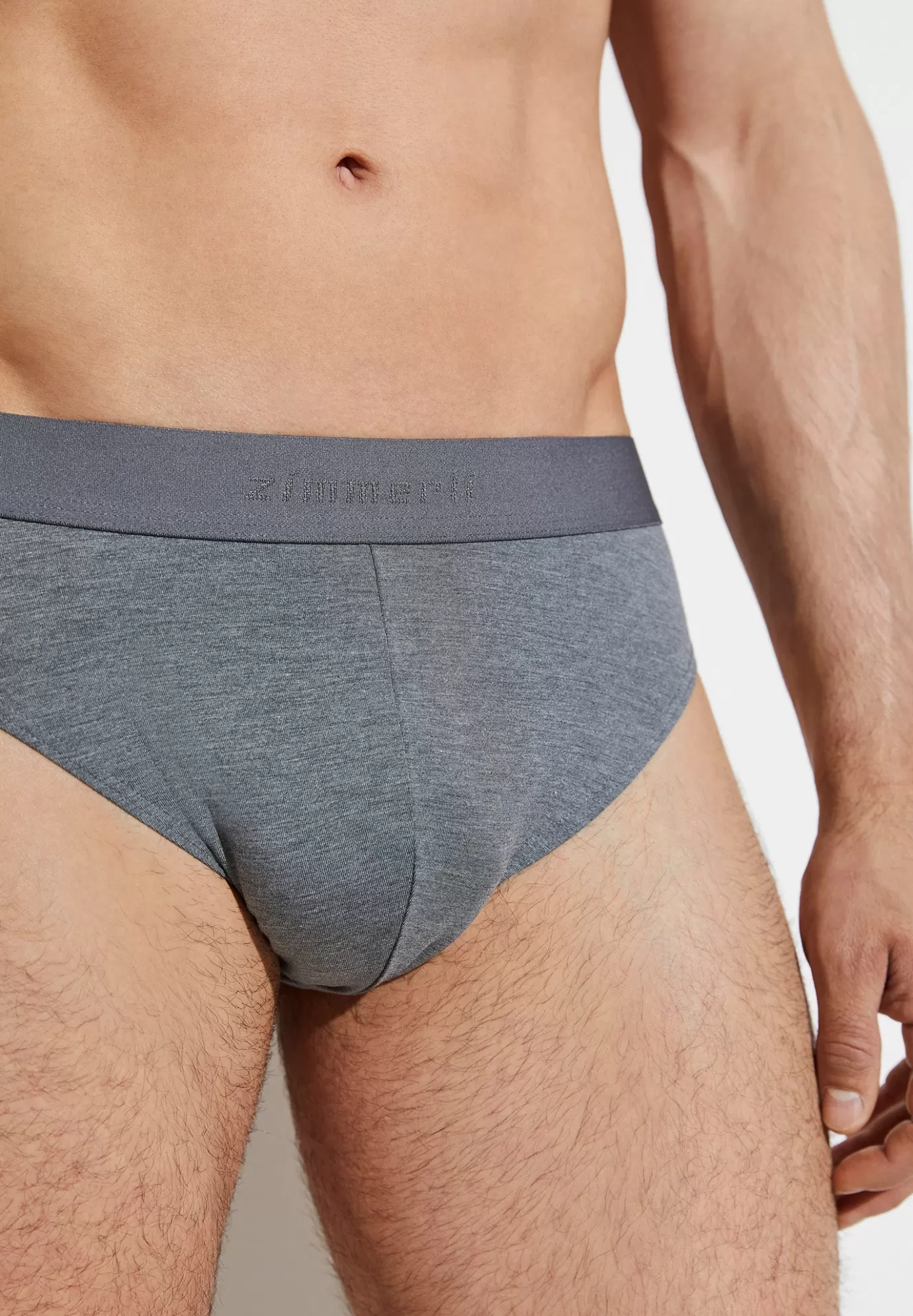 PurenessSlip - grey mélange-Zimmerli Outlet