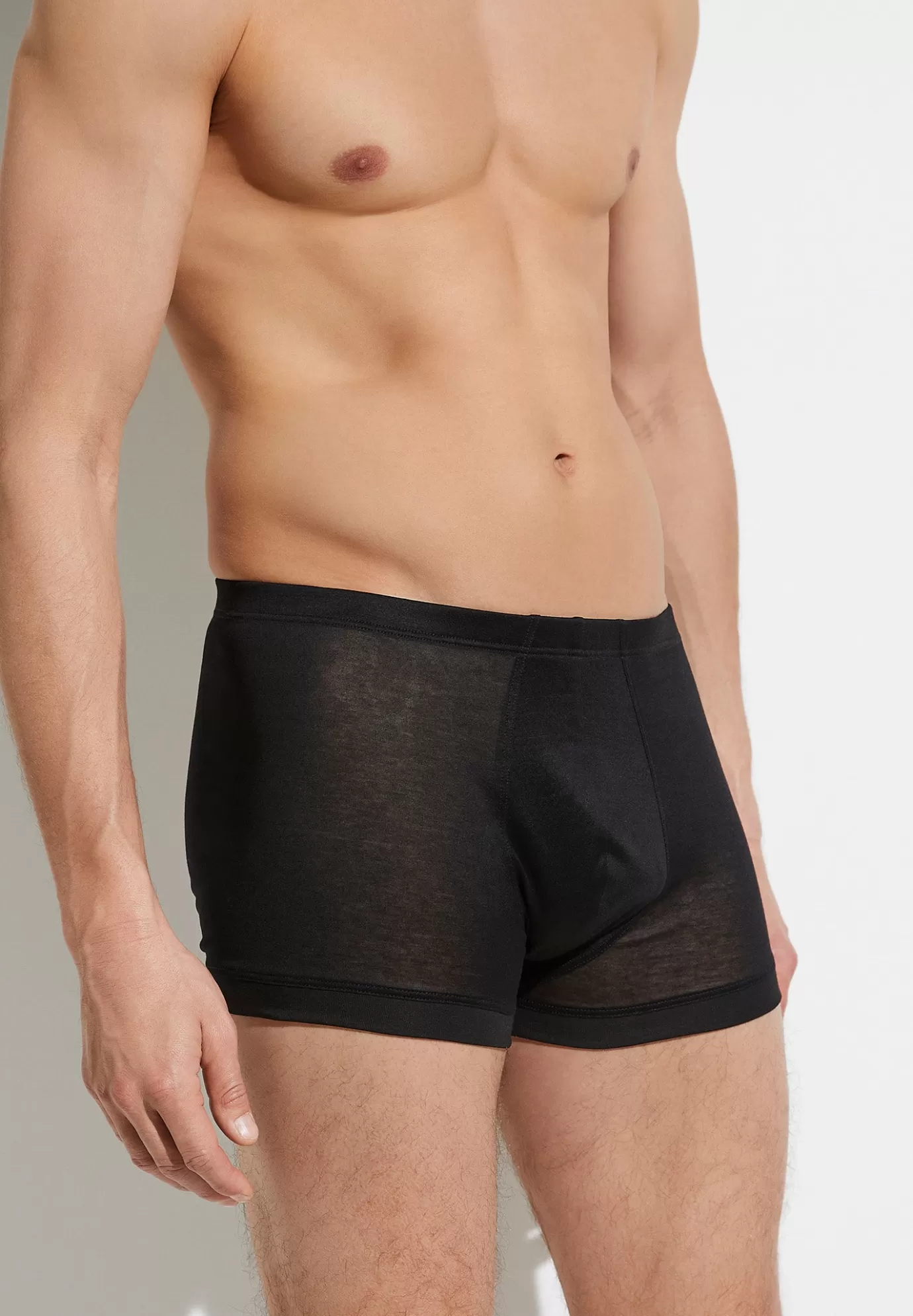 Royal ClassicBoxer Trunk - noirSuper fins-Zimmerli Shop