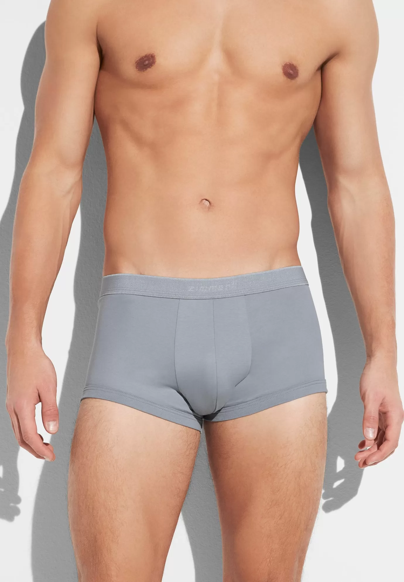 Sea IslandBoxer Trunk - smoky blue-Zimmerli Outlet