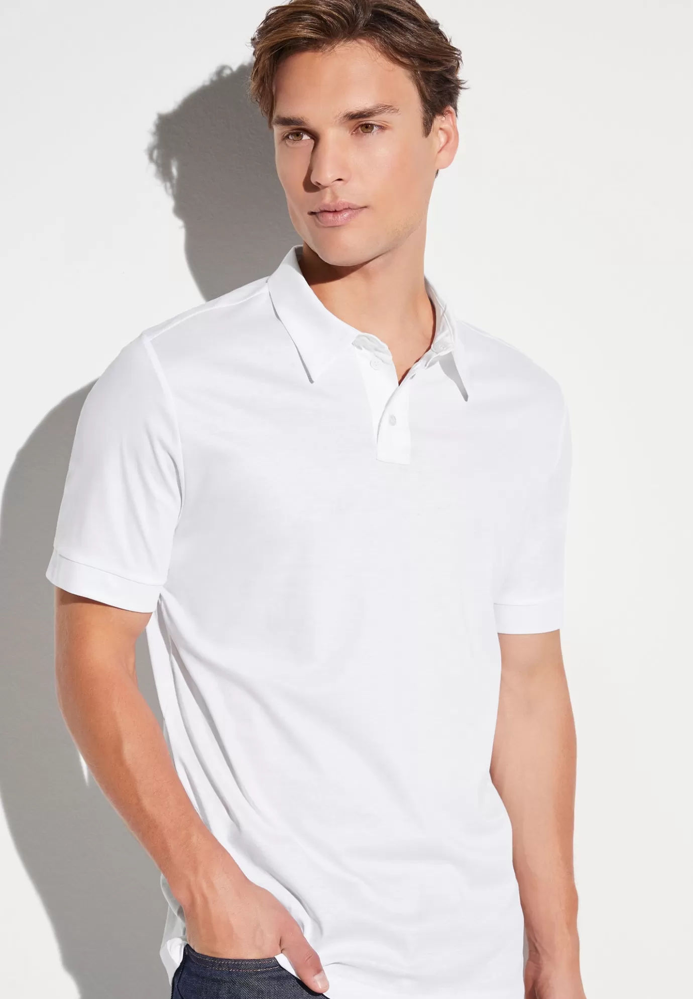 Sea IslandPolo à manches courtes - white-Zimmerli Sale