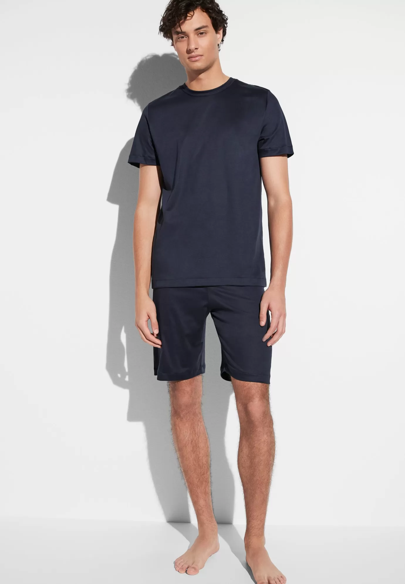 Sea IslandPyjama court - navy-Zimmerli Online