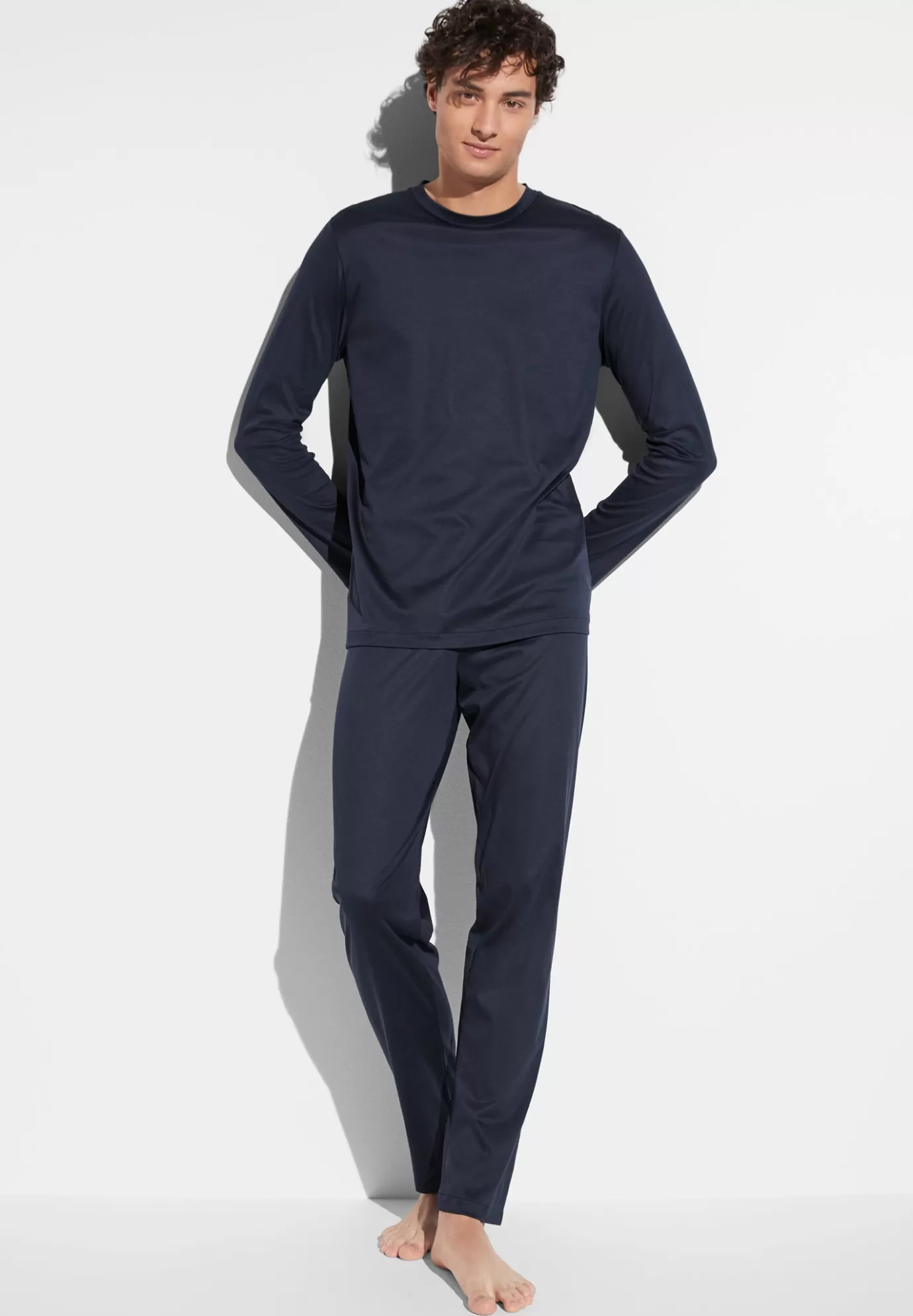 Sea IslandPyjama longues - navy-Zimmerli Fashion