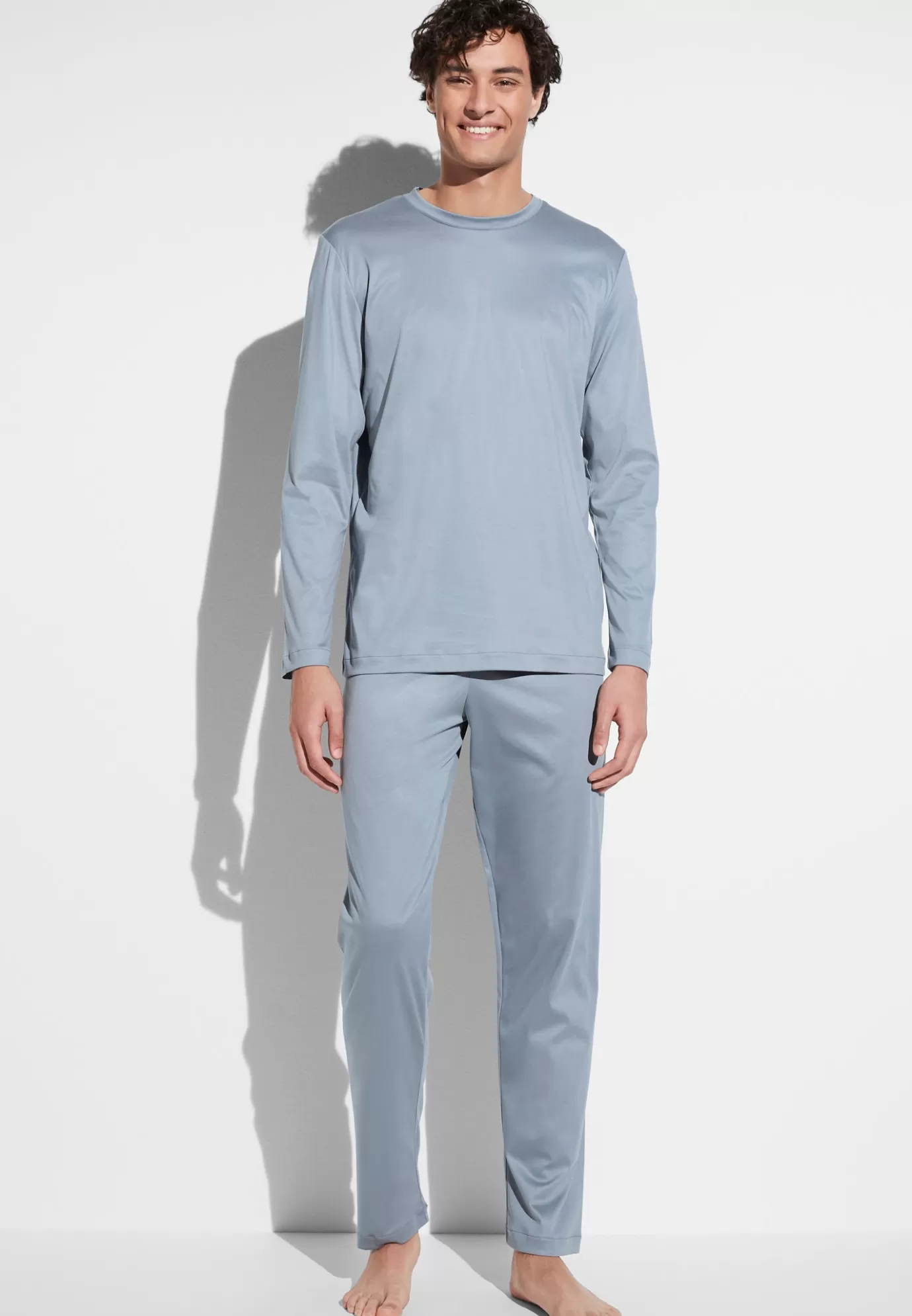 Sea IslandPyjama longues - smoky blue-Zimmerli Cheap