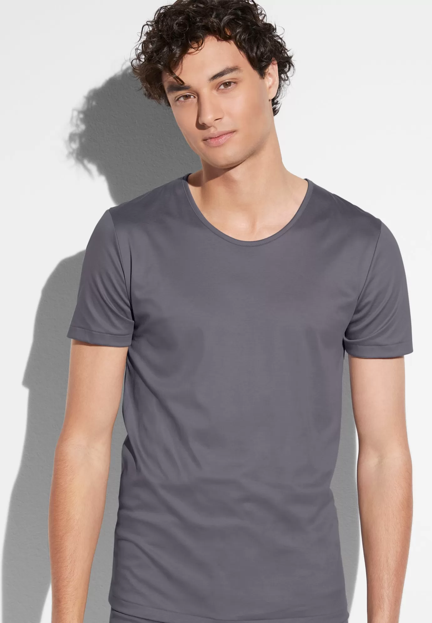 Sea IslandT-Shirt à manches courtes - dark grey-Zimmerli Best