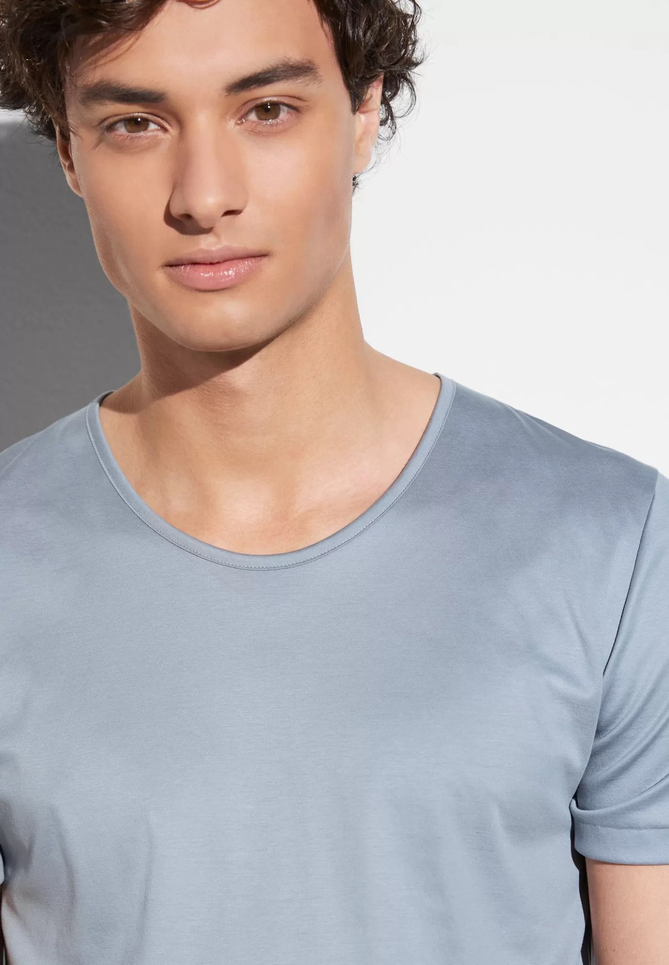 Sea IslandT-Shirt à manches courtes - smoky blue-Zimmerli Discount