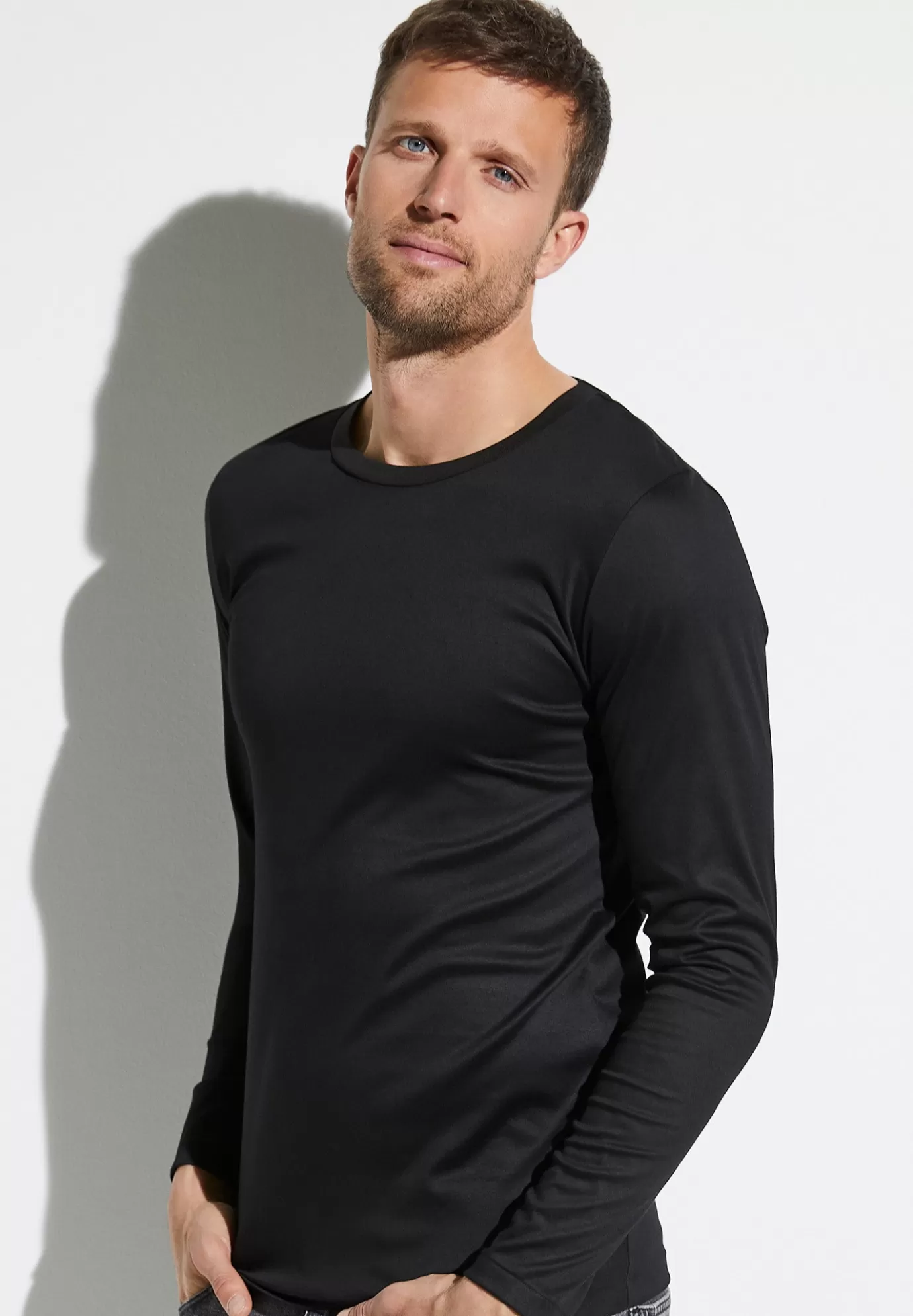 Sea IslandT-Shirt à manches longues - black-Zimmerli Store