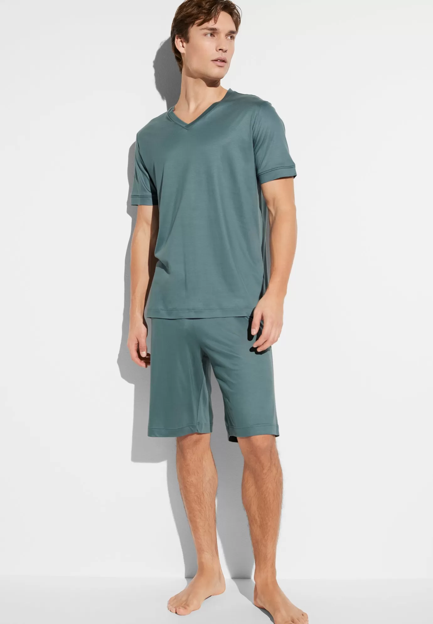 Sustainable LuxuryPyjama court - jade-Zimmerli Cheap