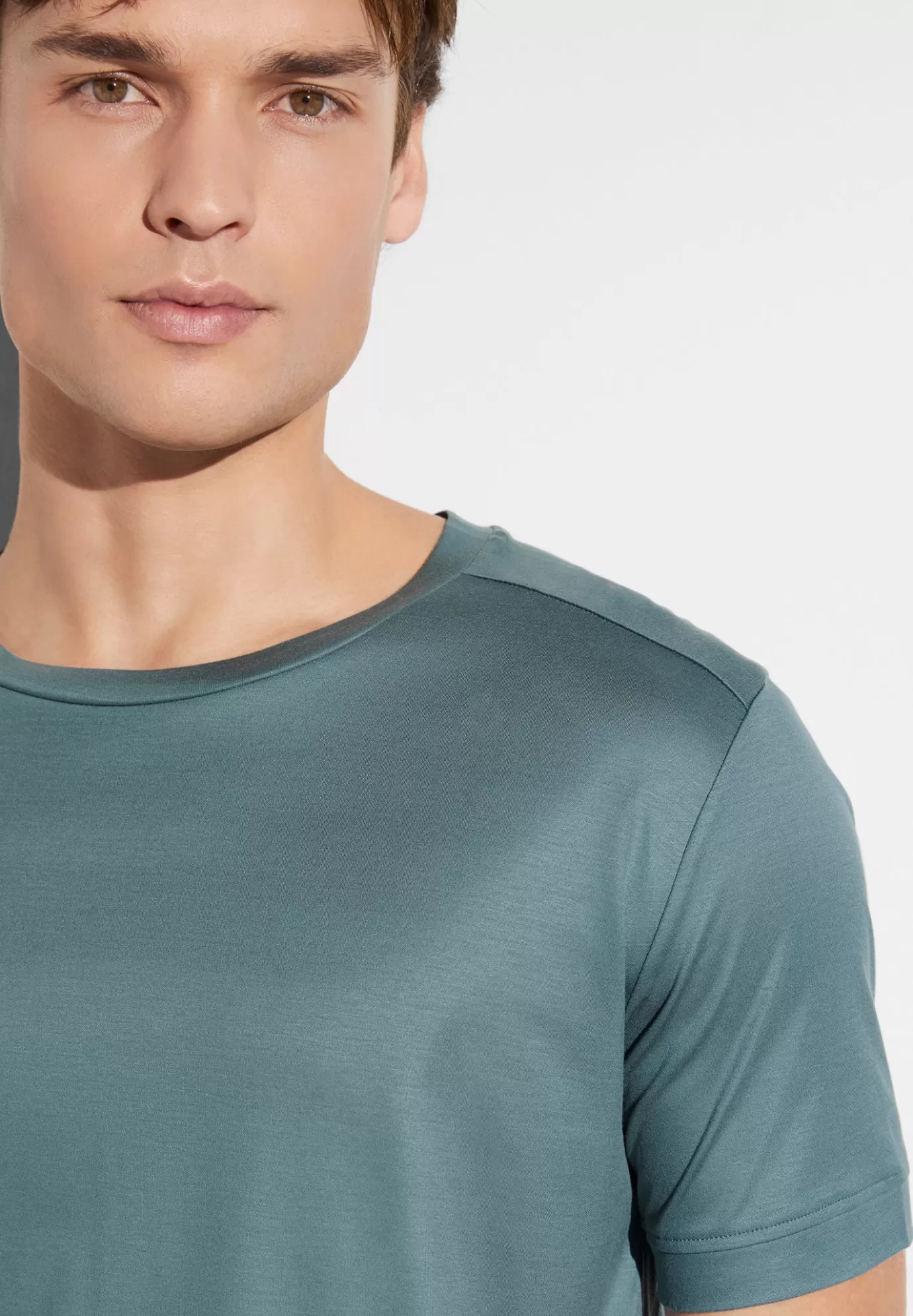 Sustainable LuxuryT-Shirt à manches courtes - jade-Zimmerli Best Sale