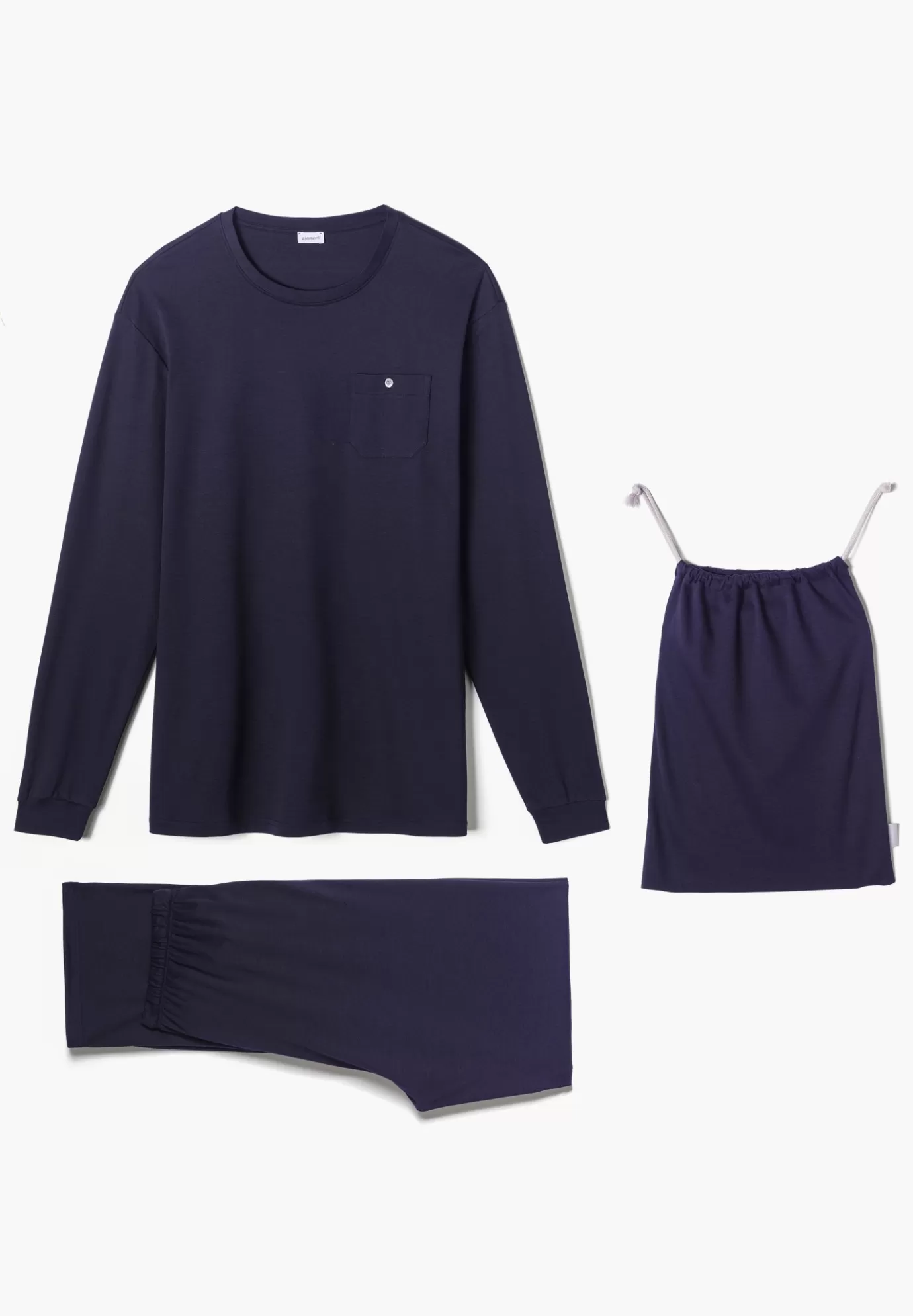 Swiss Traveller SetManches longues - navy-Zimmerli Online