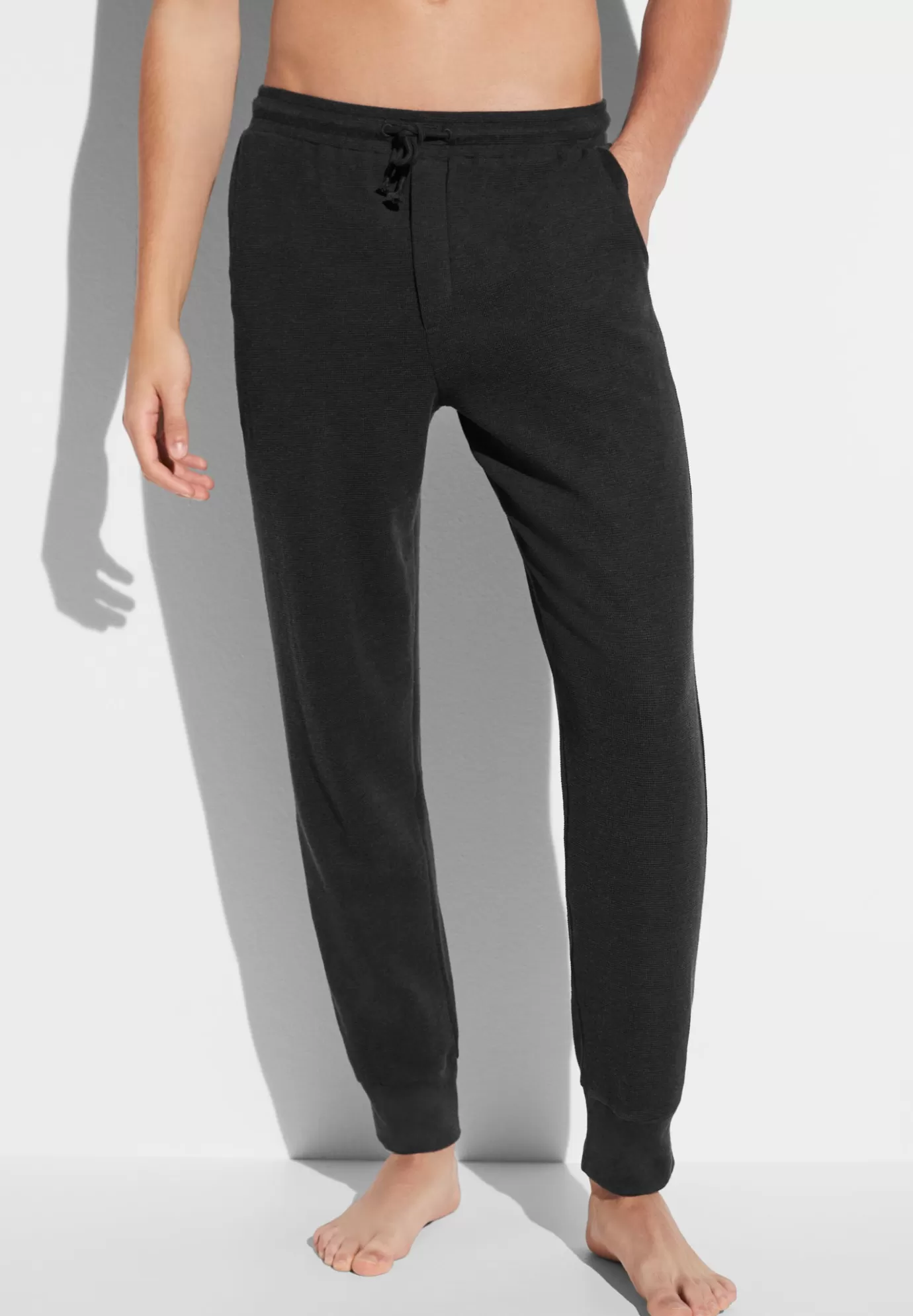 Winter LoungePantalon - nearly black-Zimmerli Best