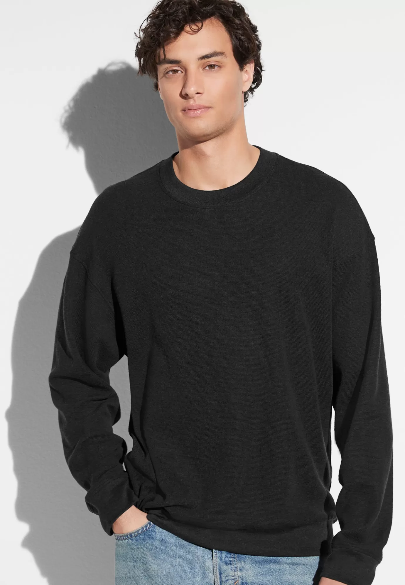 Winter LoungePull-over - nearly black-Zimmerli Discount