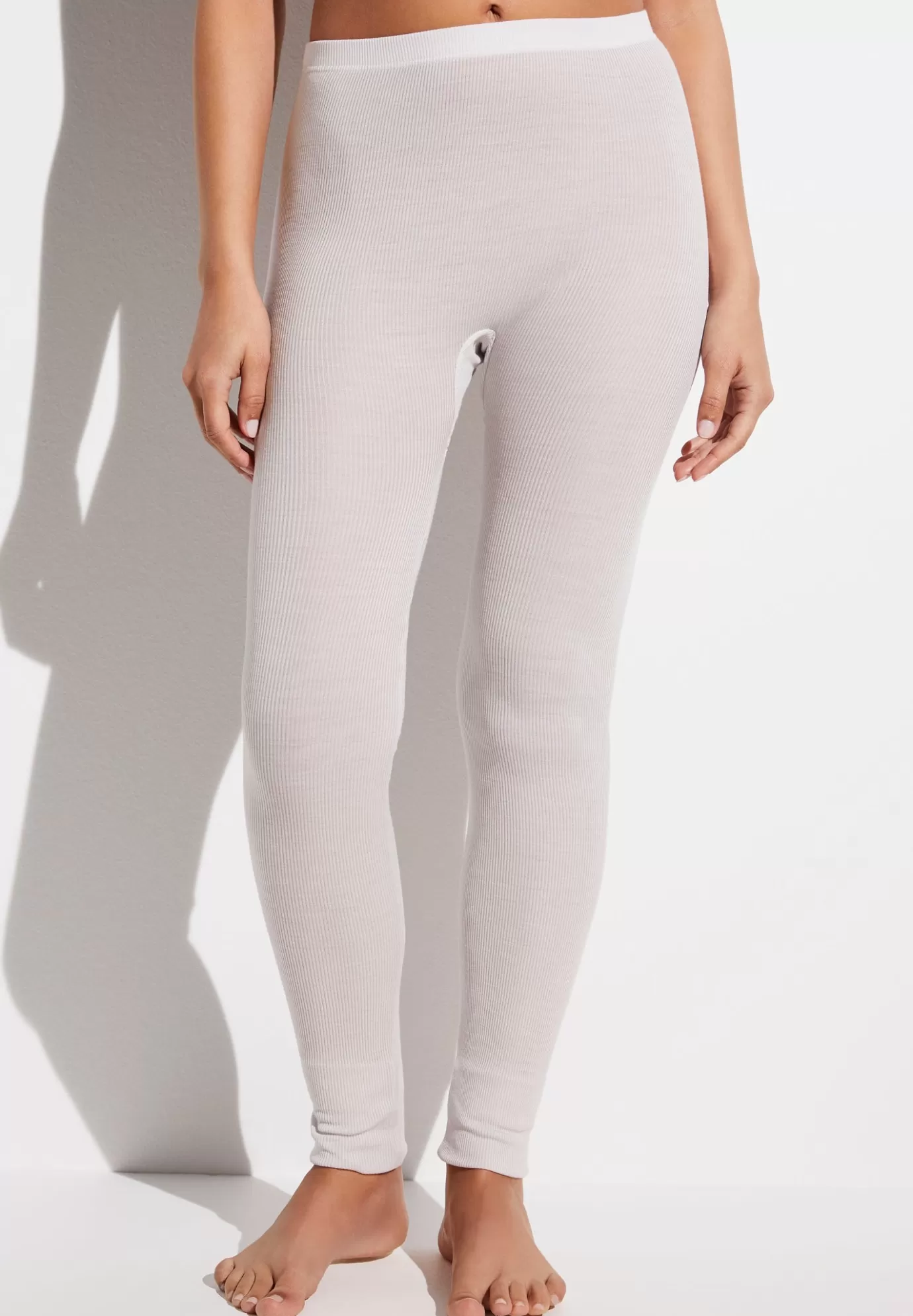 Wool & SilkLeggings - dove-Zimmerli Discount