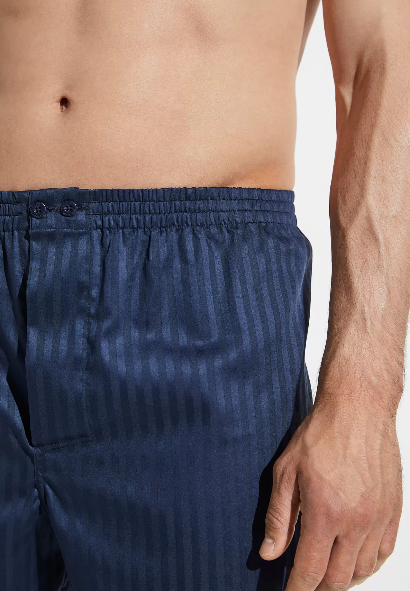 Woven NightwearBoxer Shorts - navy-Zimmerli New